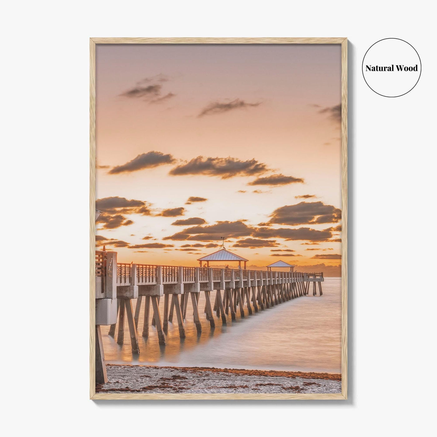 Jupiter Fine Art Photo Print, Juno Beach Pier, Juno Florida USA Poster