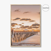 Jupiter Fine Art Photo Print, Juno Beach Pier, Juno Florida USA Poster