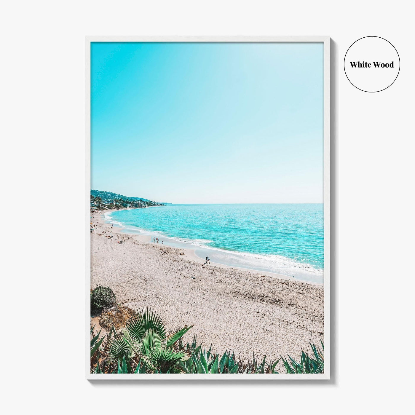 Laguna Beach Blue Fine Art Photo Print, Orange County California Wall Poster USA