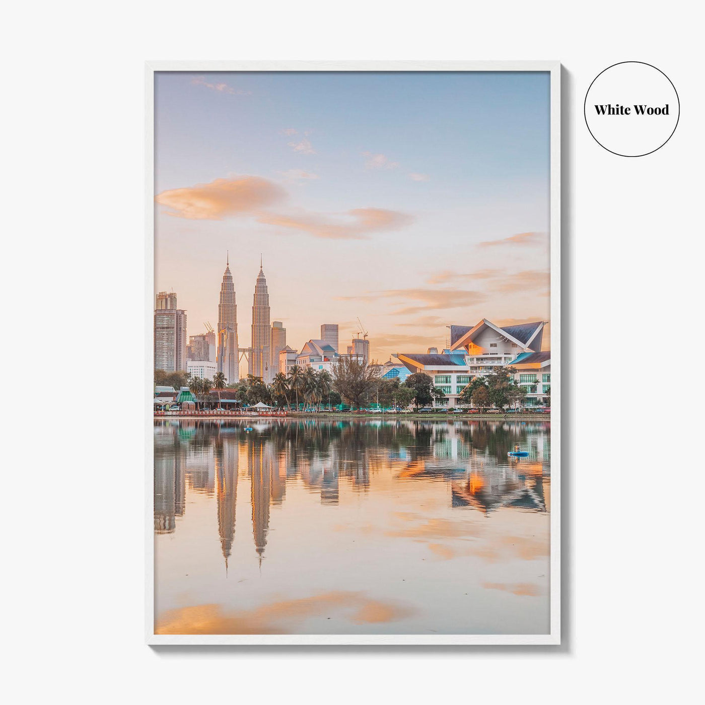 Kuala Lumpur Skyline Fine Art Photo Print, Titiwangsa Park, Malaysia, KL, Waterfront