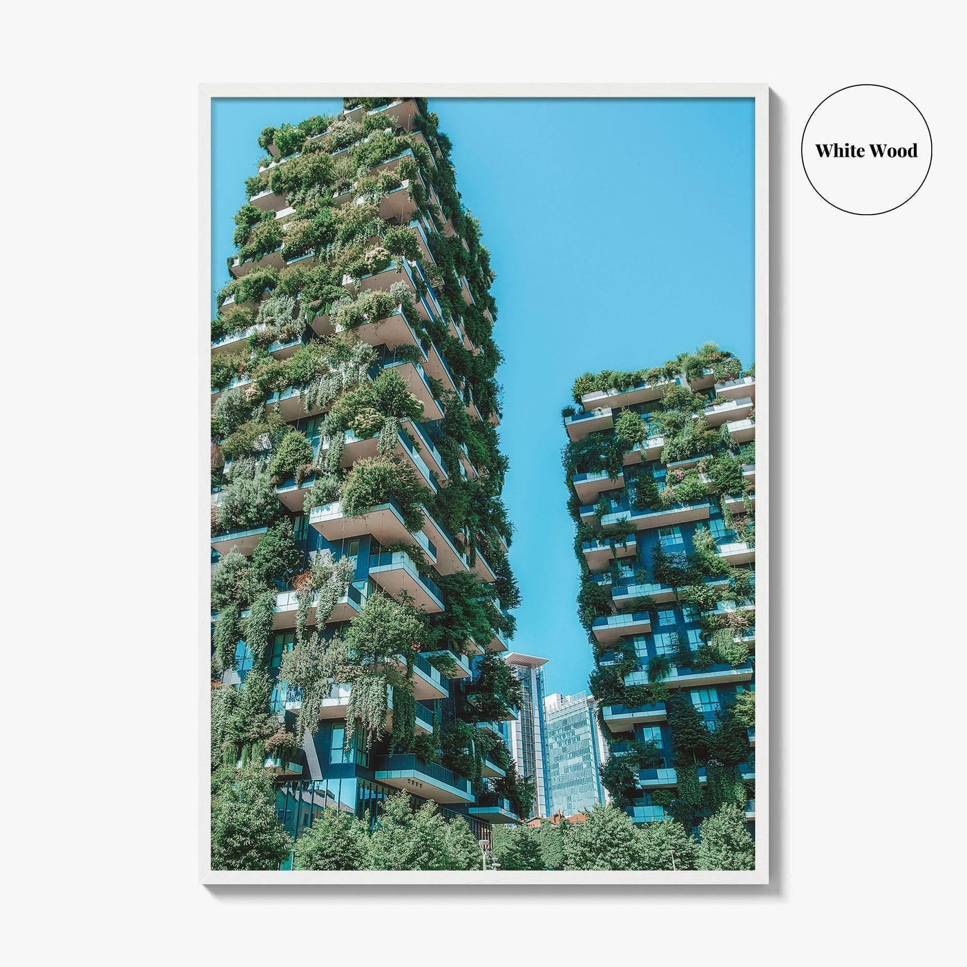 Milan Fine Art Photo Print, Bosco Verticale Vertical Forest, Milano Italy Wall Decor Poster
