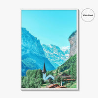 Lauterbrunnen Valley Fine Art Photo Print, Switzerland, Swiss Alps, Bernese Oberland, Poster