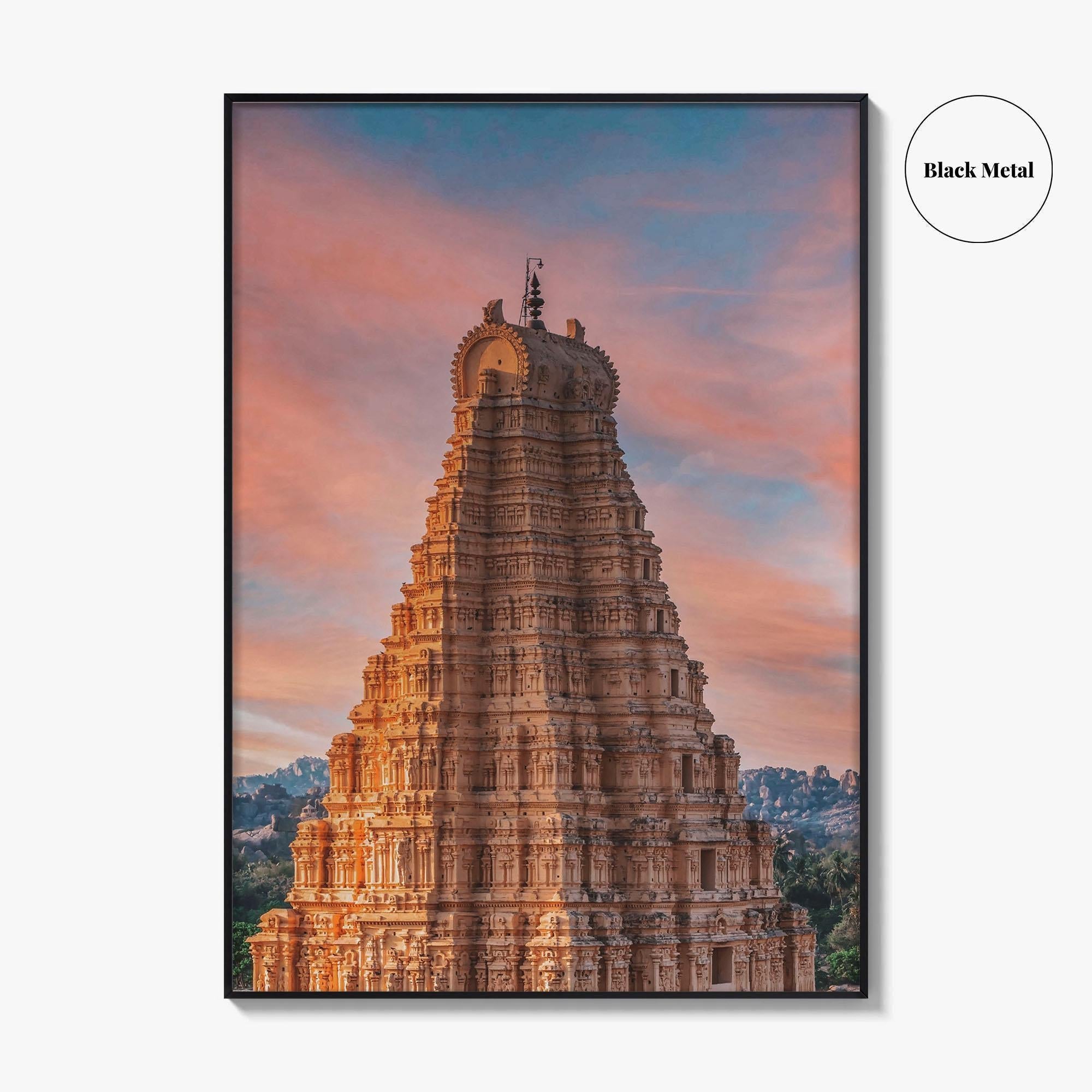 Hampi Fine Art Photo Print, Virupaksha Temple, Karnataka India, Wall Decor Poster