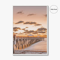 Jupiter Fine Art Photo Print, Juno Beach Pier, Juno Florida USA Poster