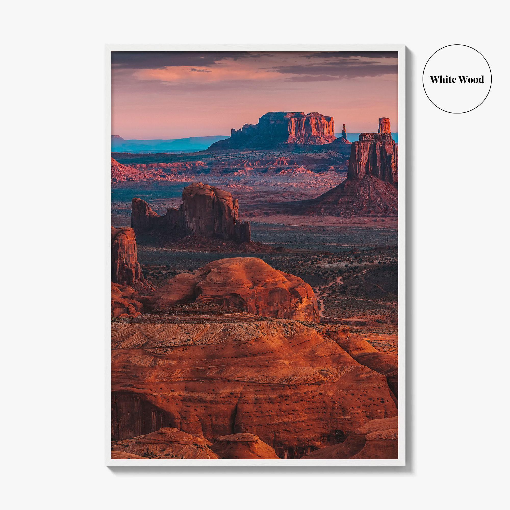 Monument Valley Fine Art Photo Print, Hunts Mesa, Arizona Landscape Wall Art Poster