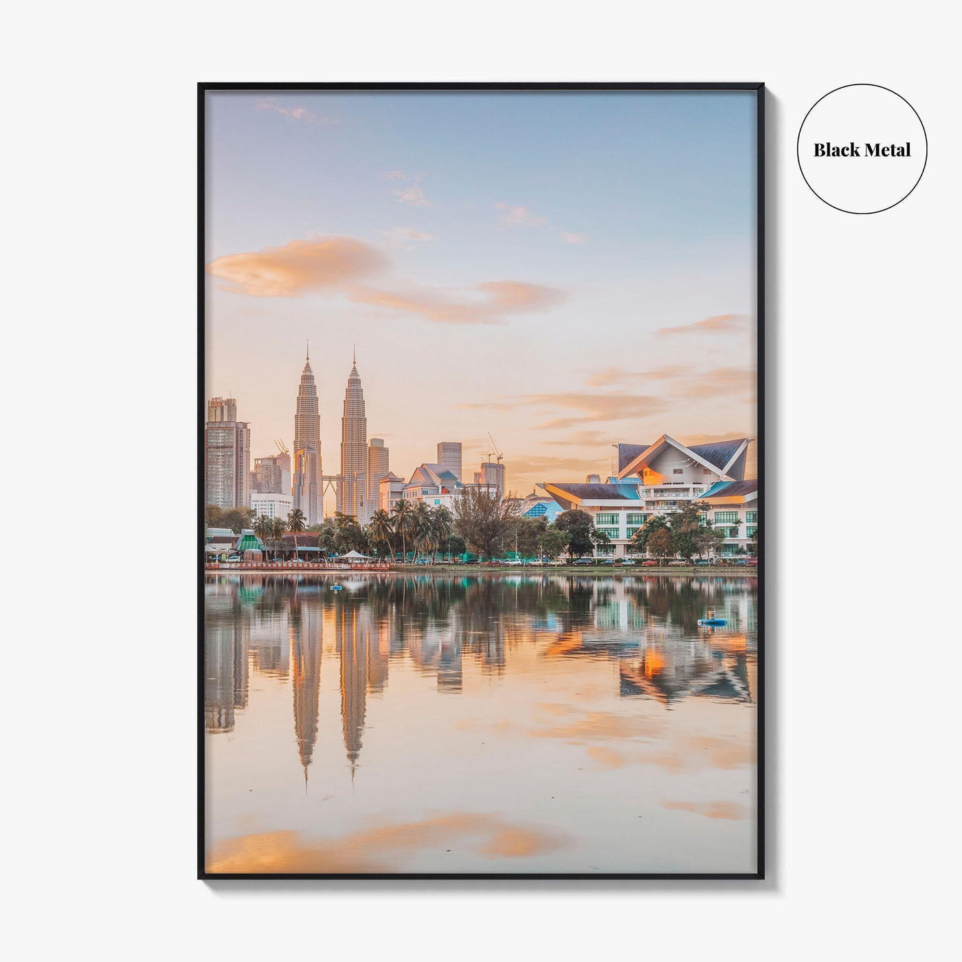 Kuala Lumpur Skyline Fine Art Photo Print, Titiwangsa Park, Malaysia, KL, Waterfront