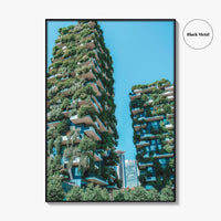 Milan Fine Art Photo Print, Bosco Verticale Vertical Forest, Milano Italy Wall Decor Poster