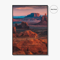 Monument Valley Fine Art Photo Print, Hunts Mesa, Arizona Landscape Wall Art Poster