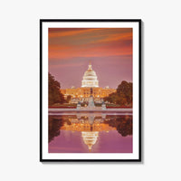 Washington DC Fine Art Photo Print, United States Capitol Building, Wall Decor Poster