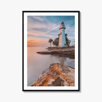 Marblehead Lighthouse Fine Art Photo Print, Lake Erie, Ohio USA, Wall Decor Poster