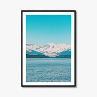 Juneau Blue Fine Art Photo Print, Mendenhall Glacier, Alaska, USA, Wall Decor, Poster