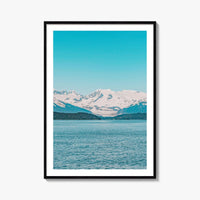 Juneau Blue Fine Art Photo Print, Mendenhall Glacier, Alaska, USA, Wall Decor, Poster