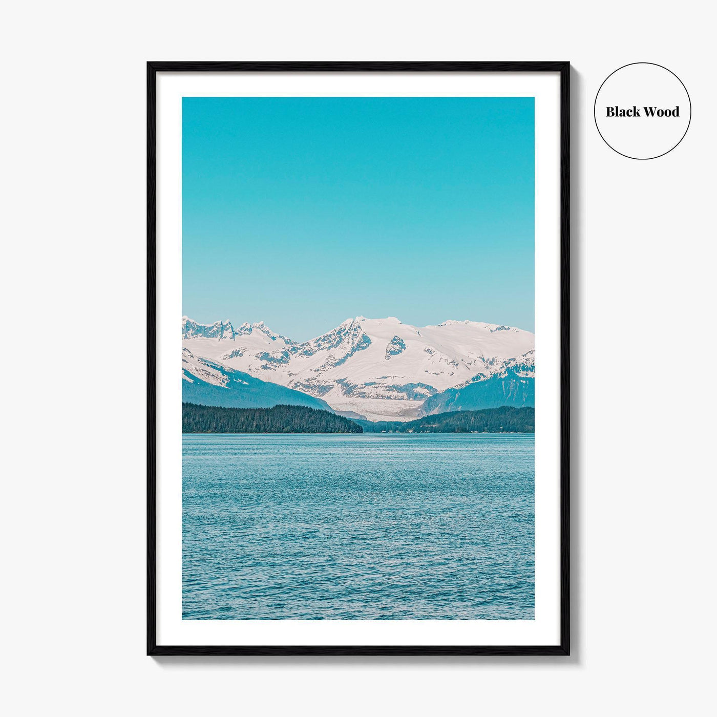 Juneau Blue Fine Art Photo Print, Mendenhall Glacier, Alaska, USA, Wall Decor, Poster
