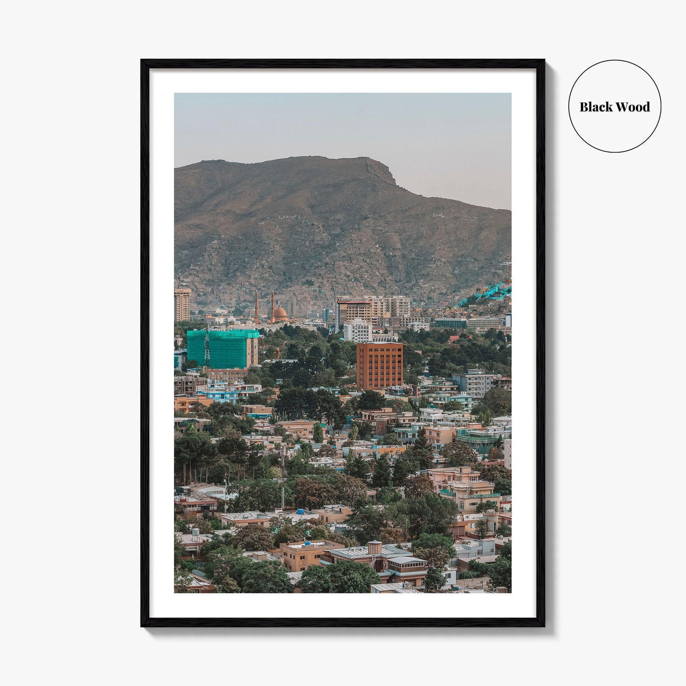 Kabul Skyline Fine Art Photo Print, Afghanistan, Capital City Wall Decor Poster