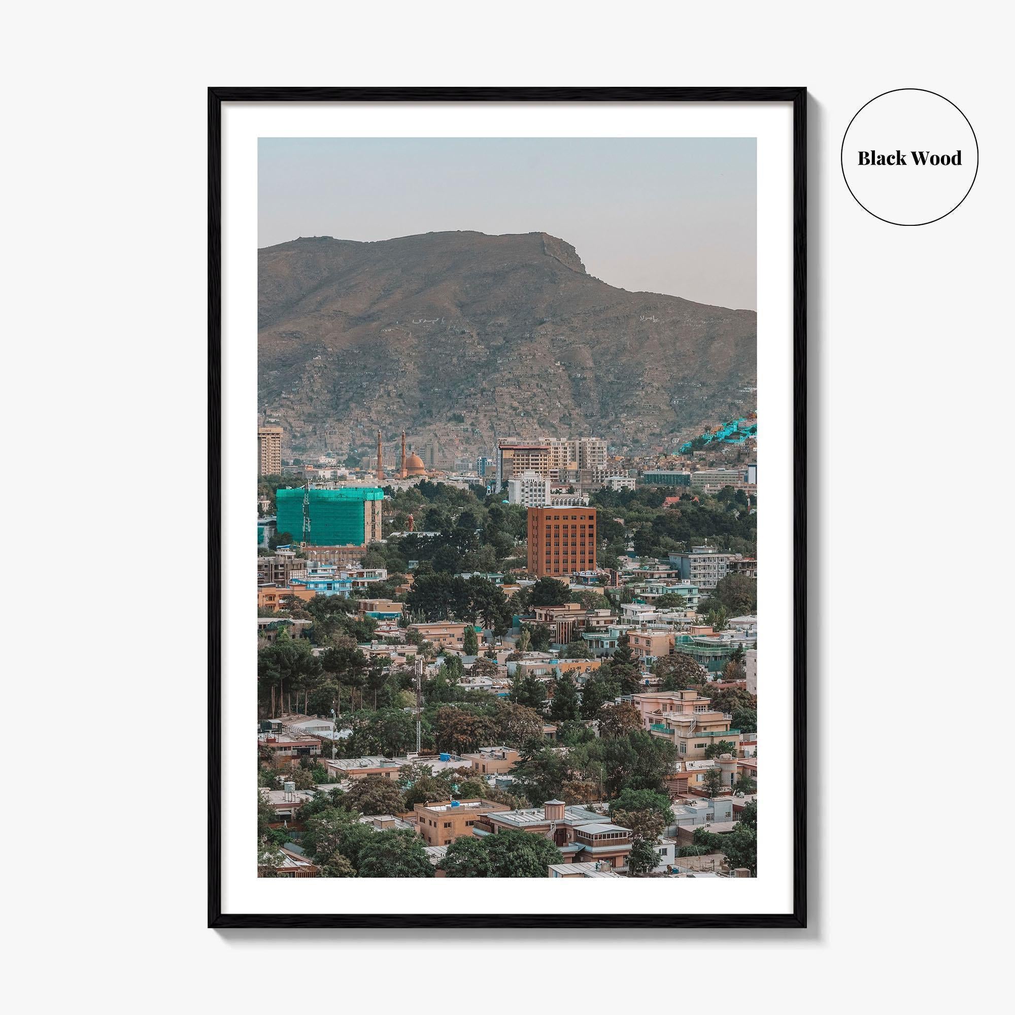 Kabul Skyline Fine Art Photo Print, Afghanistan, Capital City Wall Decor Poster