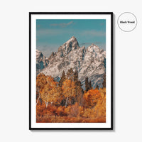 Grand Teton National Park Fine Art Photo Print, Teton Range, Wyoming Poster