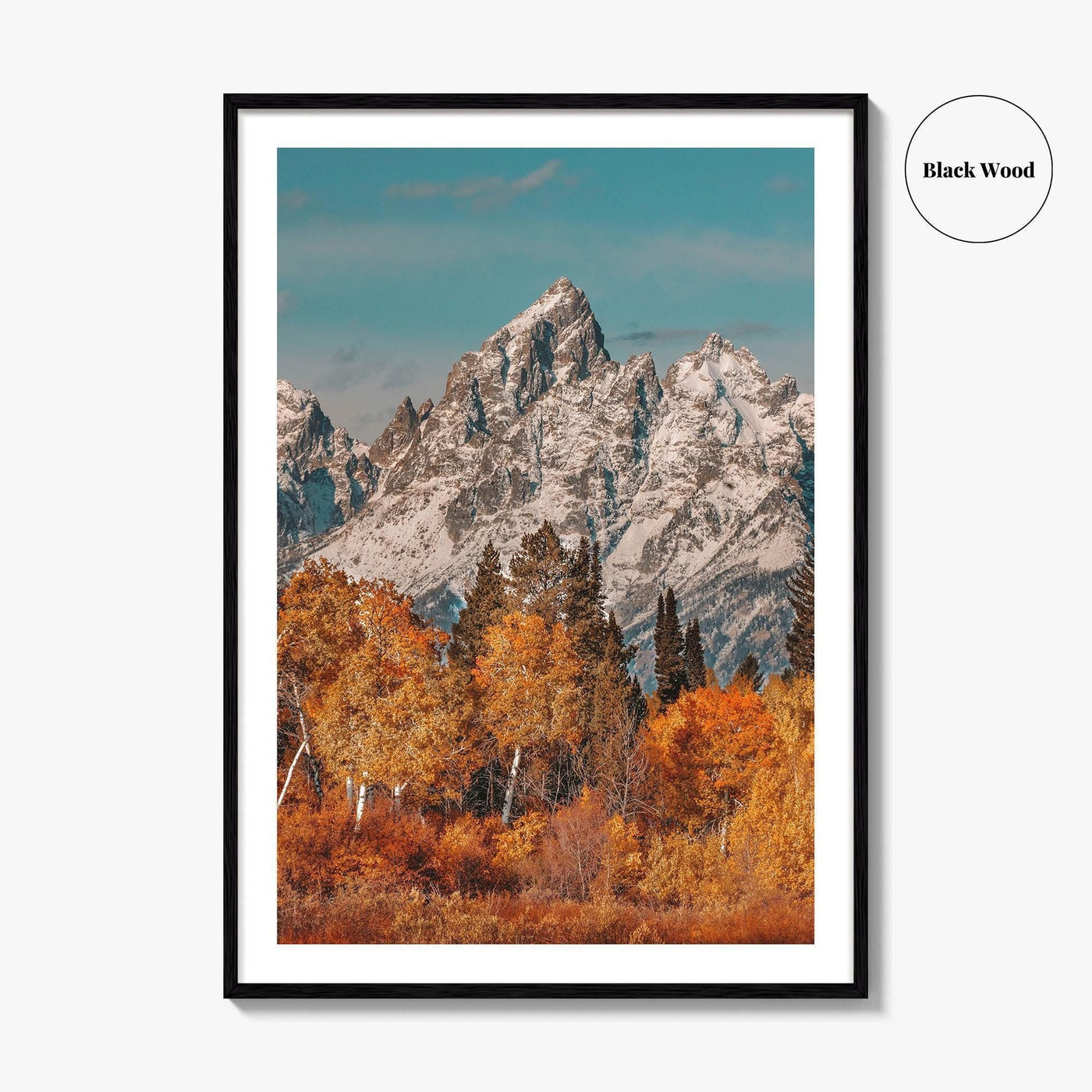 Grand Teton National Park Fine Art Photo Print, Teton Range, Wyoming Poster