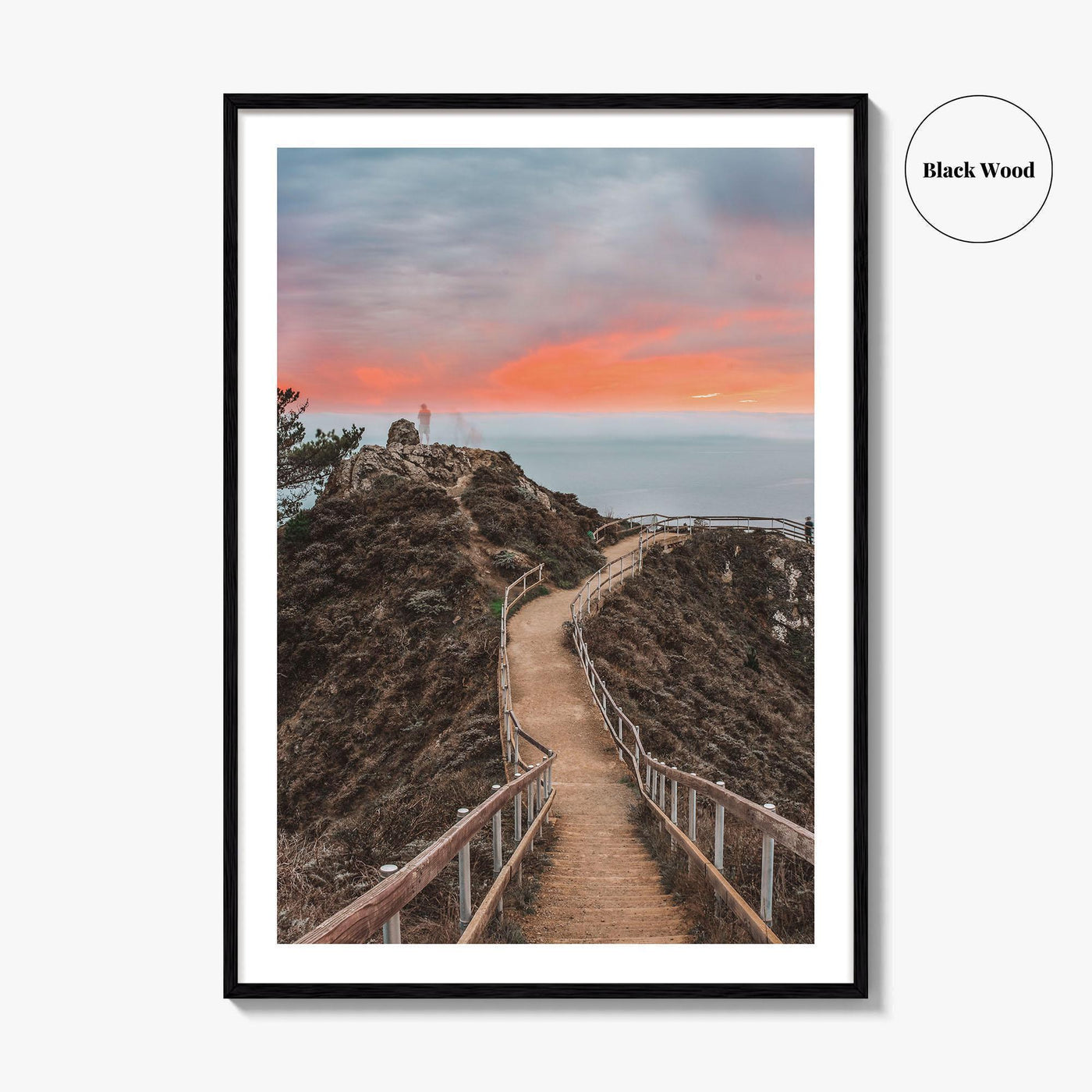 Marin County Fine Art Photo Print, Muir Beach Overlook, California Bay Area Wall Poster