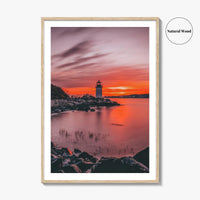 Salem Massachusetts Fine Art Photo Print, Fort Pickering Lighthouse, Winter Island, USA