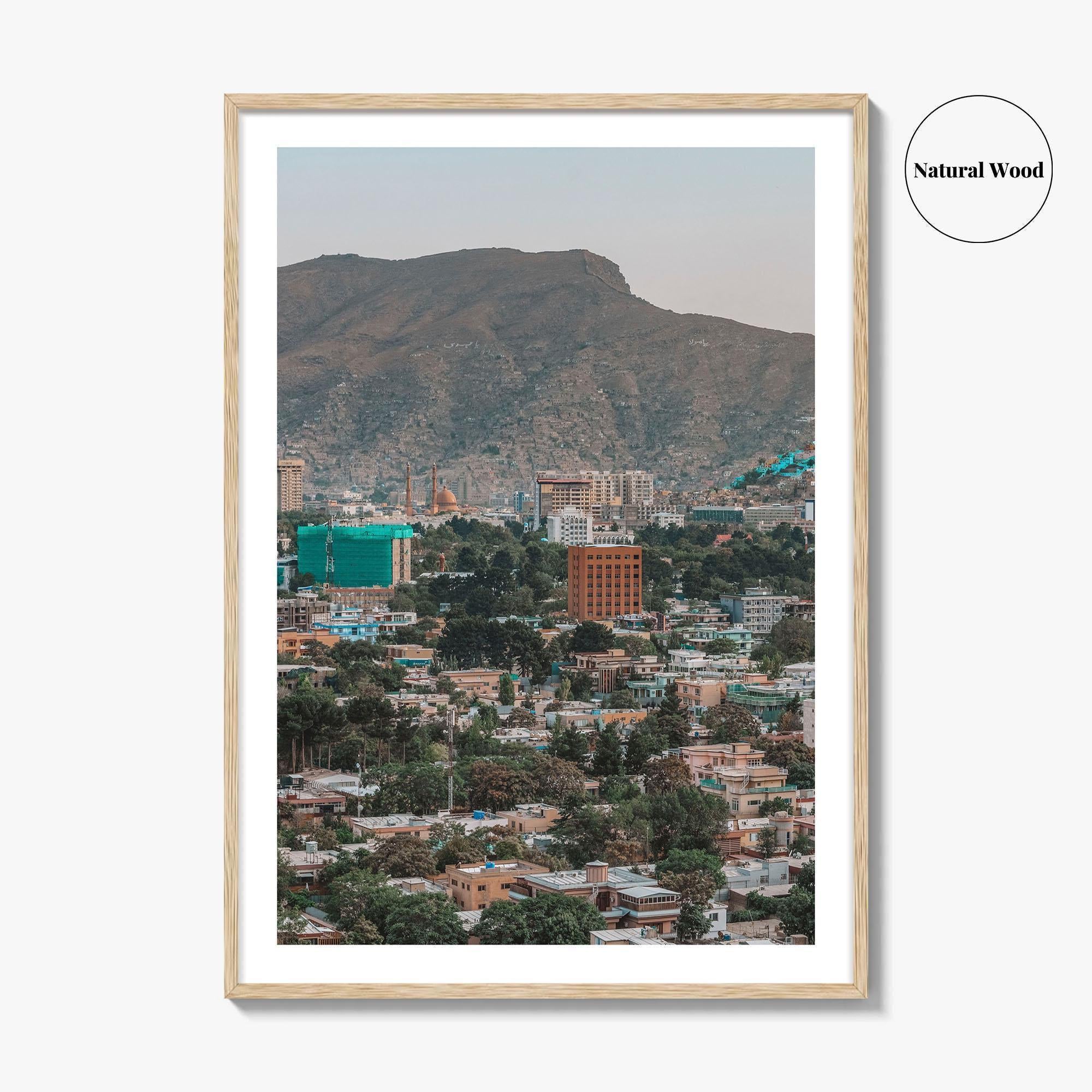Kabul Skyline Fine Art Photo Print, Afghanistan, Capital City Wall Decor Poster