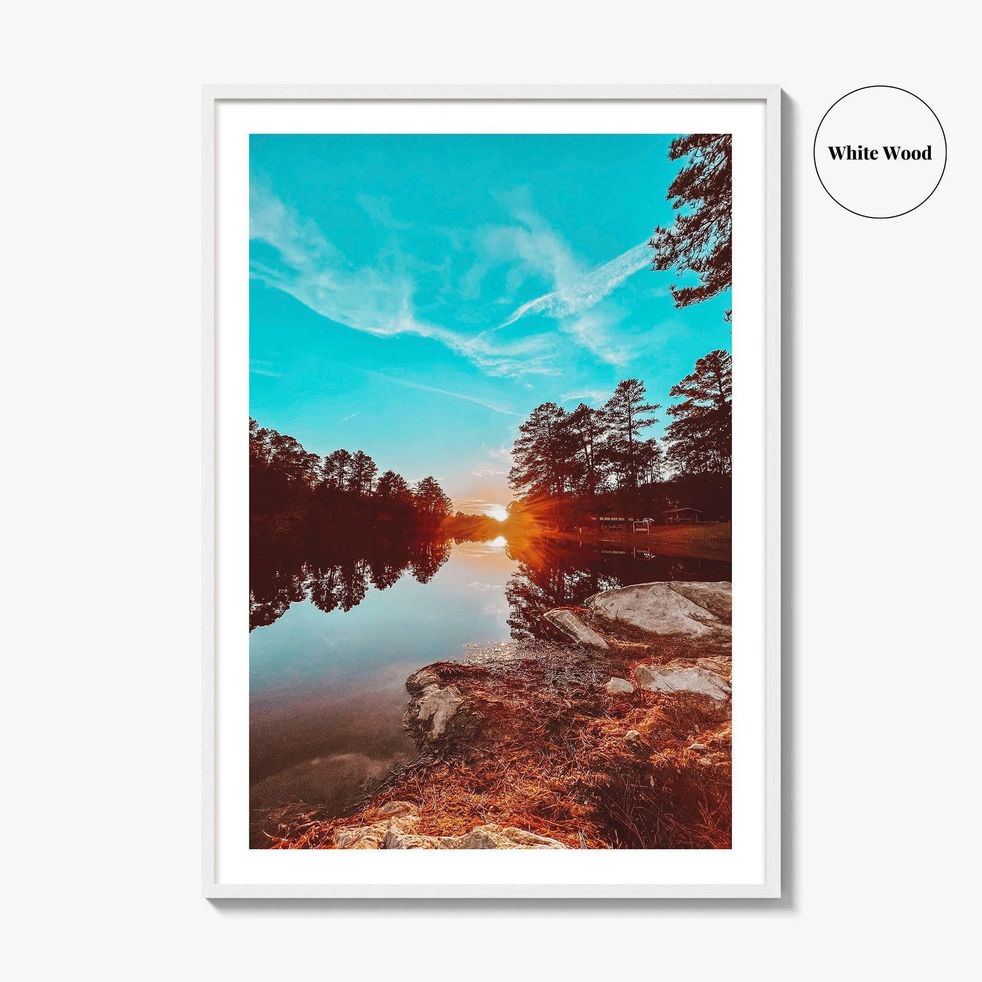 Lexington South Carolina Fine Art Photo Print, Gibson Pond Park, USA Wall Decor Poster