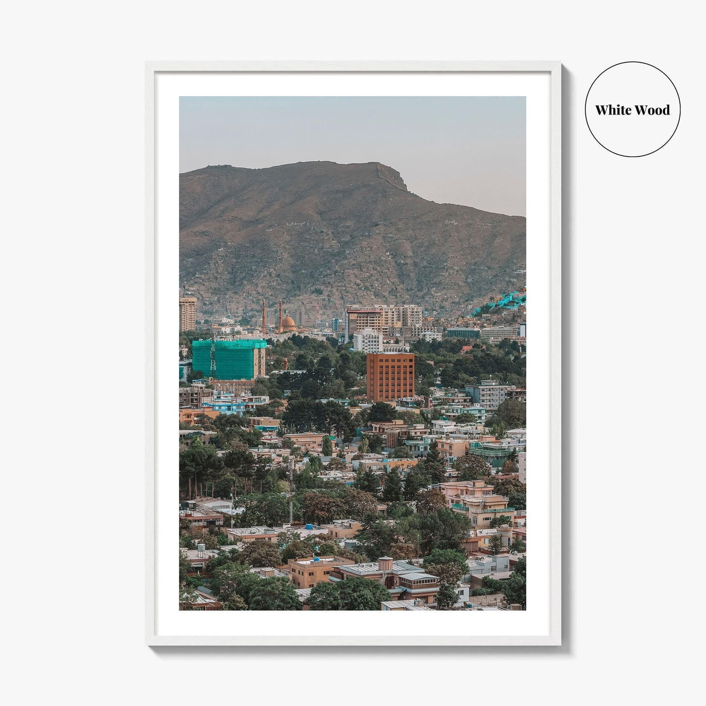 Kabul Skyline Fine Art Photo Print, Afghanistan, Capital City Wall Decor Poster