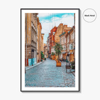 Lviv Fine Art Photo Print, Old Town Street, Ukraine Wall Decor Poster, Lvov