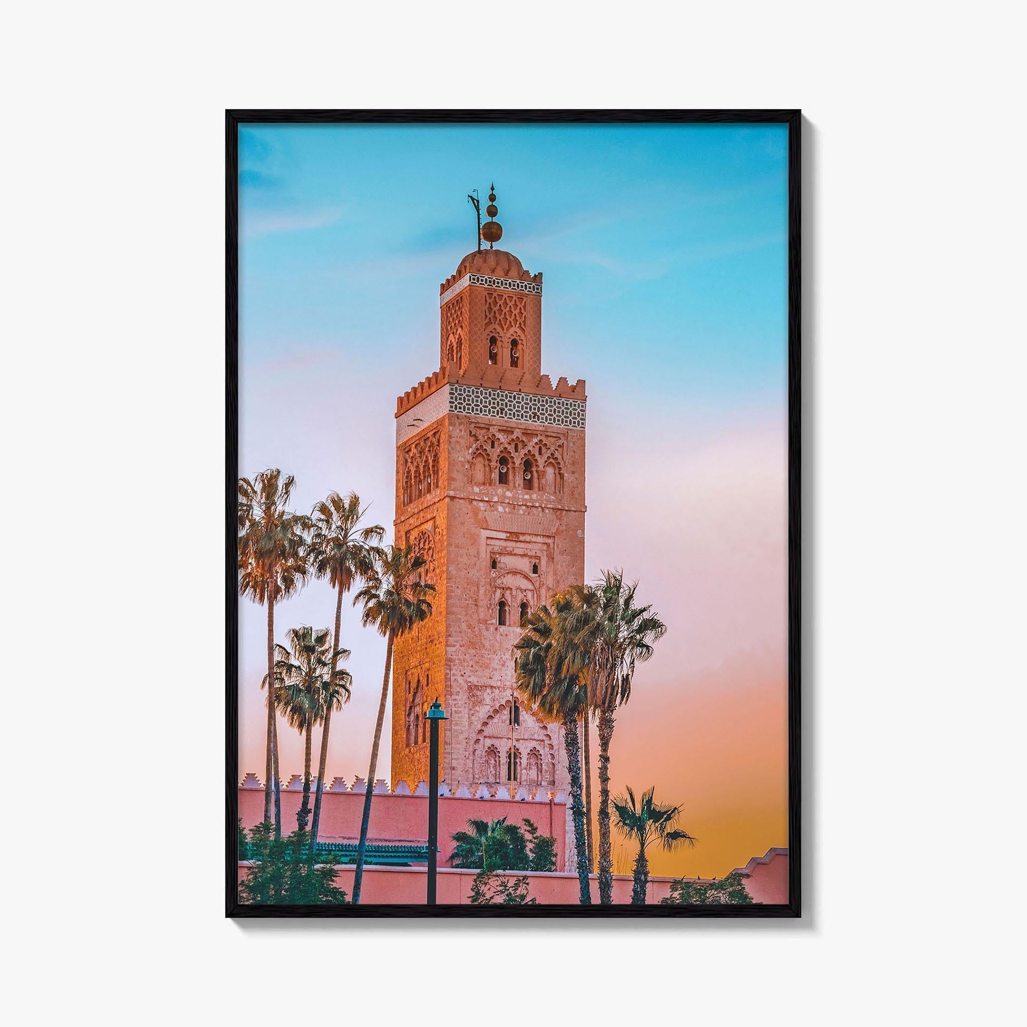 Marrakesh Fine Art Photo Print, Koutoubia Mosque, Medina, Marrakech, Morocco, Wall Decor, Poster
