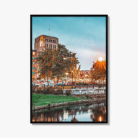 Kalamazoo Fine Art Photo Print, Michigan USA Downtown Wall Poster