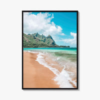 Kauai Fine Art Photo Print, Tunnels Beach Seascape, North Shore, Hawaii USA Poster