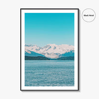 Juneau Blue Fine Art Photo Print, Mendenhall Glacier, Alaska, USA, Wall Decor, Poster