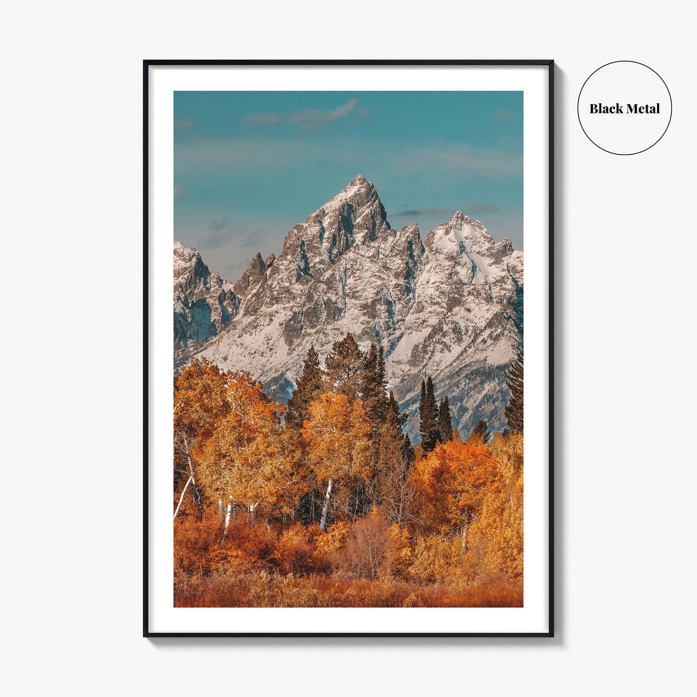 Grand Teton National Park Fine Art Photo Print, Teton Range, Wyoming Poster