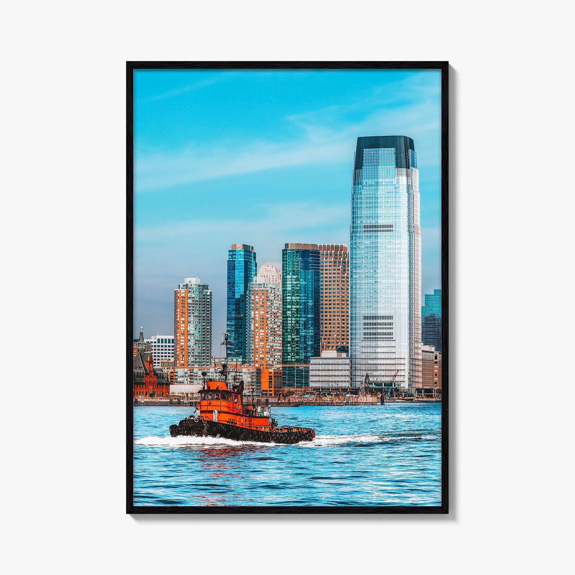 Hoboken Skyline Fine Art Photo Print, New Jersey Poster, Hudson River, NYC