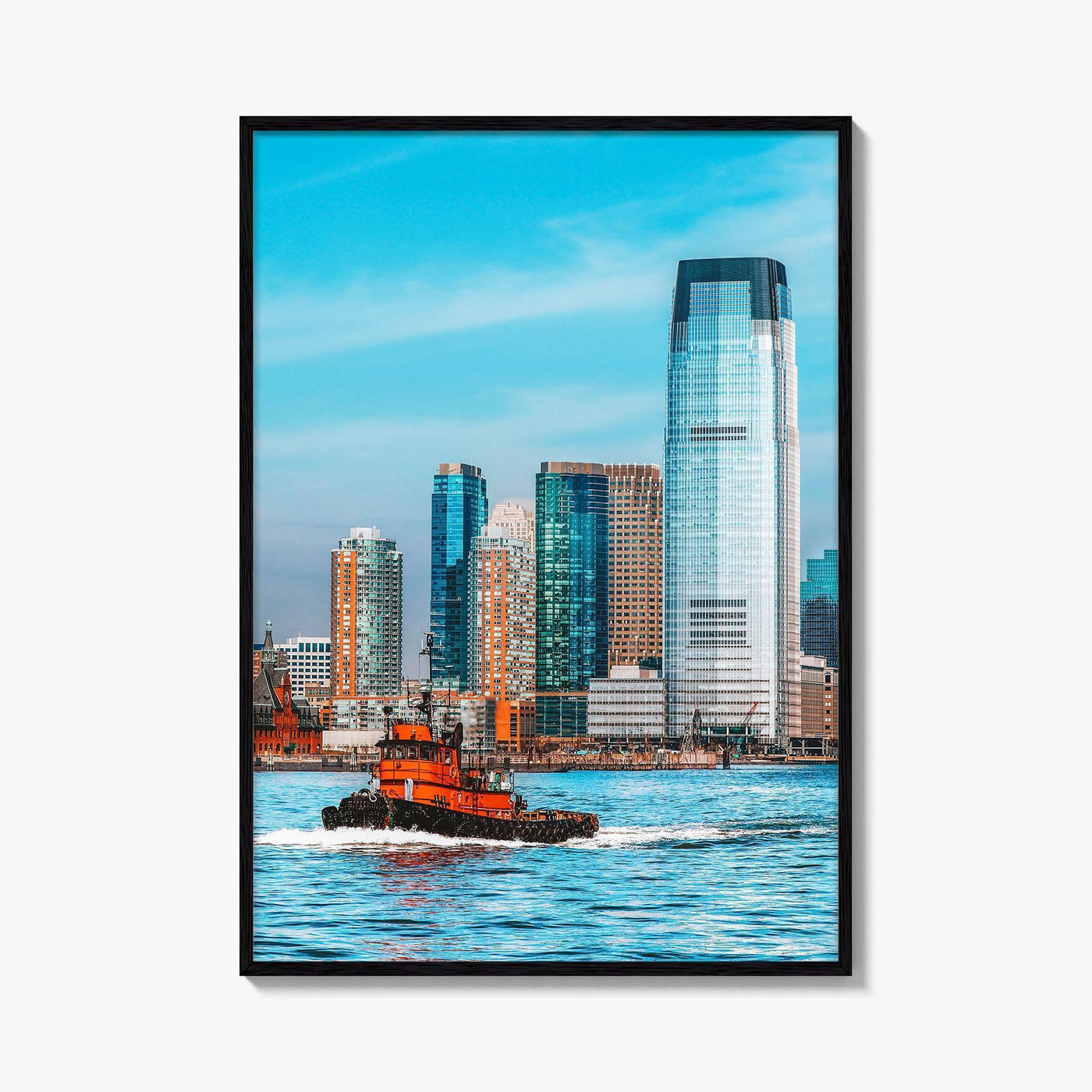 Hoboken Skyline Fine Art Photo Print, New Jersey Poster, Hudson River, NYC