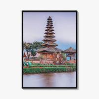 Bali Fine Art Photo Print, Ulun Danu Bratan Temple, Bratan Lake Indonesia Poster