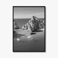 Cabo San Lucas Black and White Fine Art Photo Print, Mexico Poster