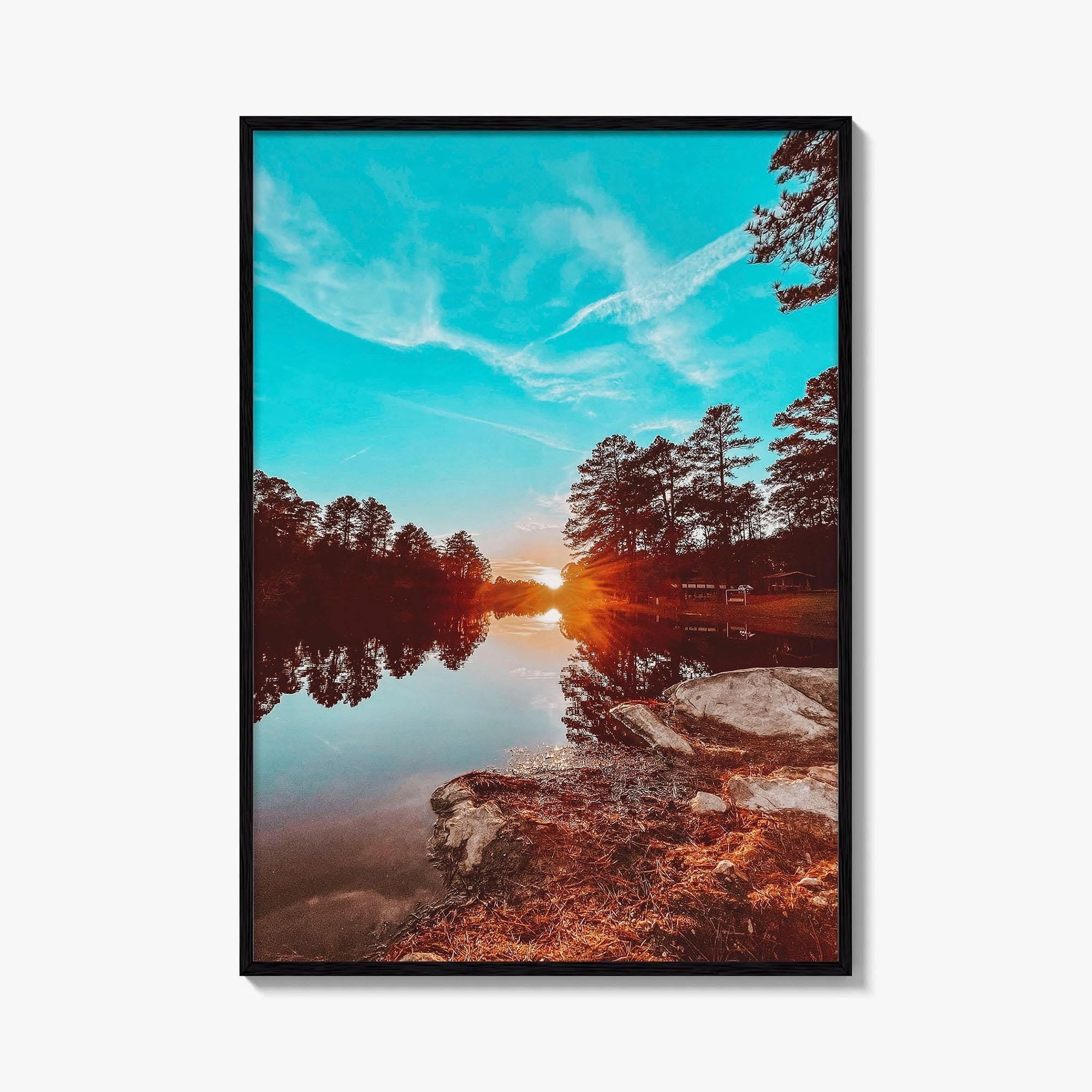 Lexington South Carolina Fine Art Photo Print, Gibson Pond Park, USA Wall Decor Poster