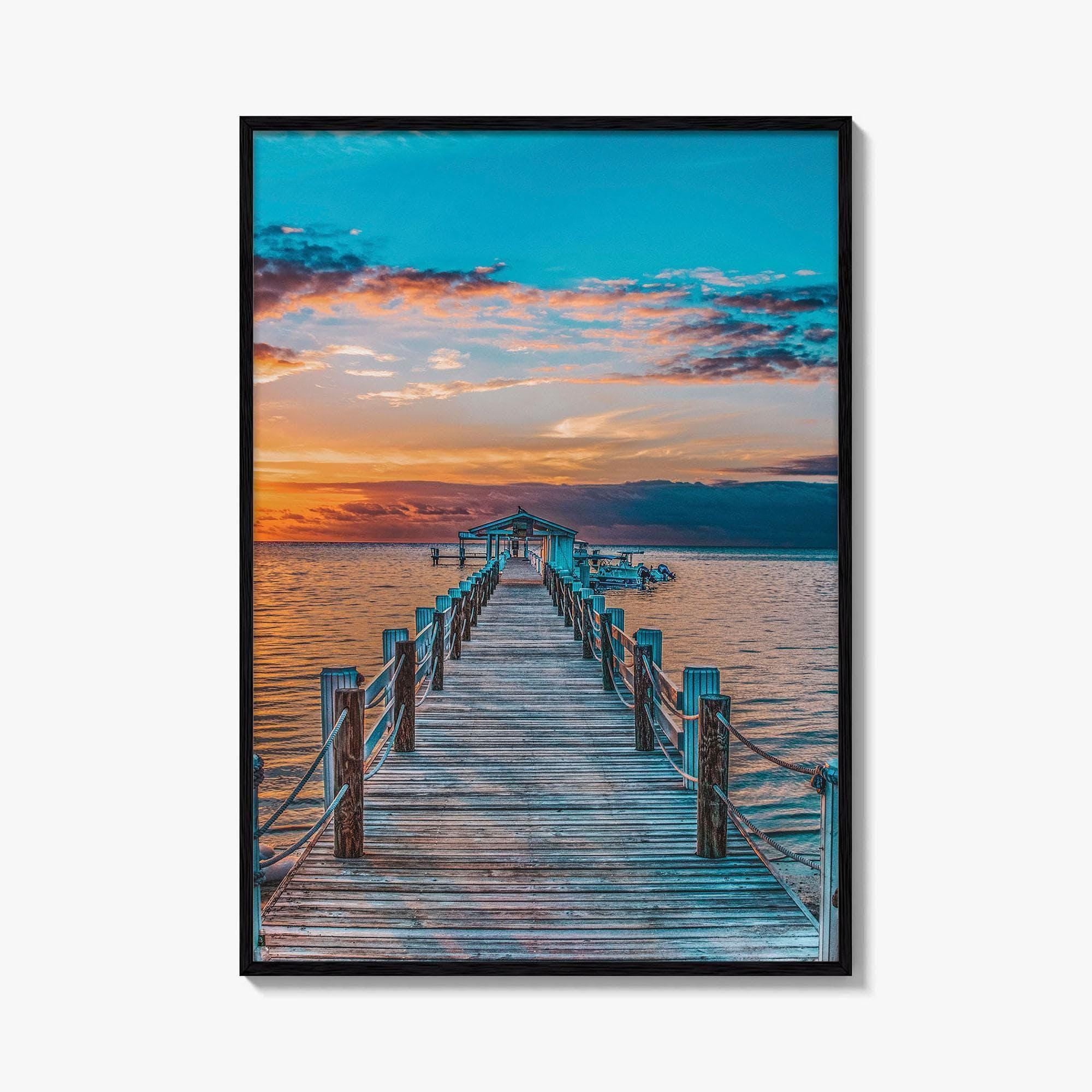 Islamorada Fine Art Photo Print, Florida Keys, FL, USA, Dock, Pier, Poster
