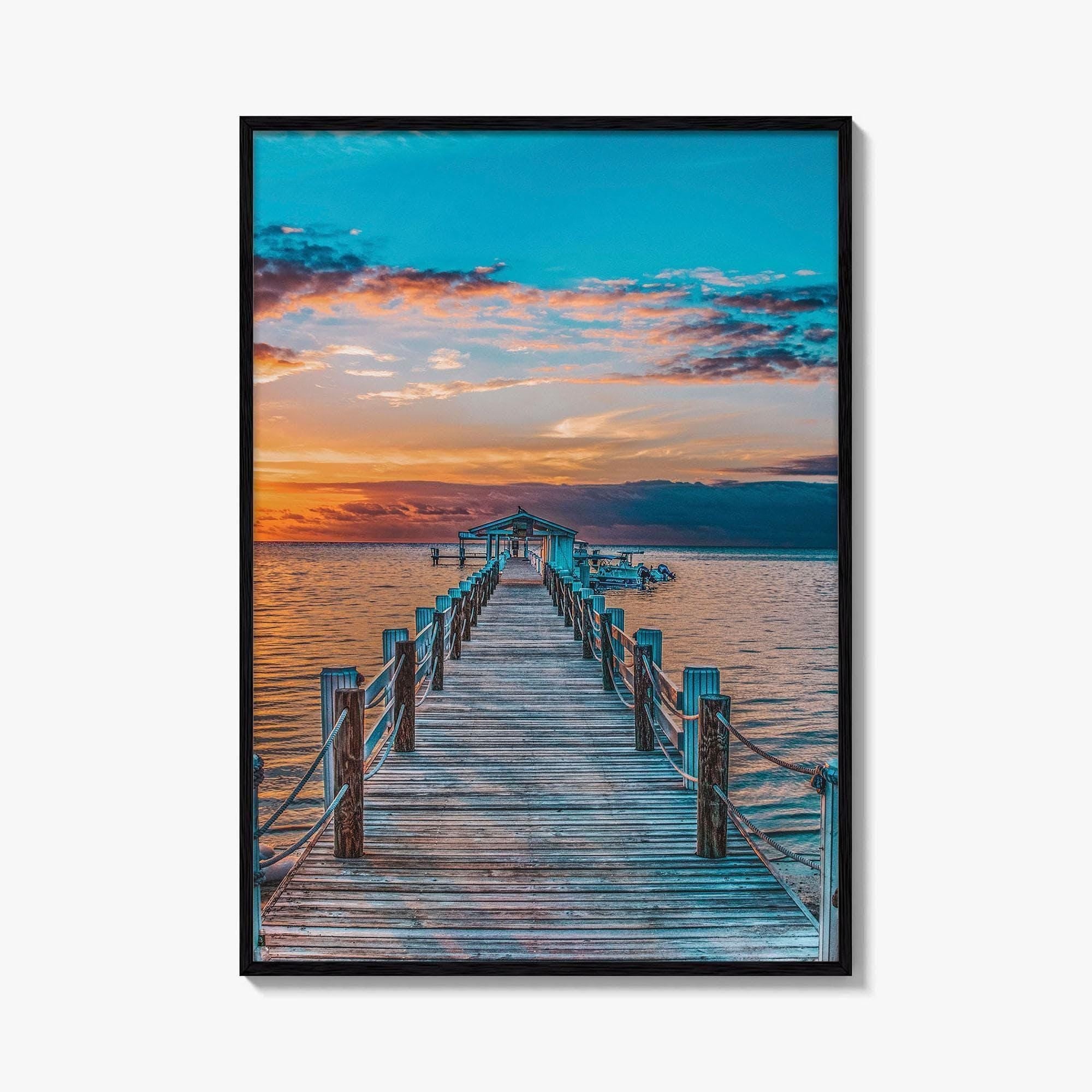 Islamorada Fine Art Photo Print, Florida Keys, FL, USA, Dock, Pier, Poster