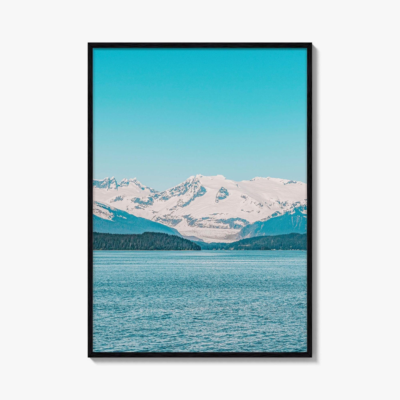 Juneau Blue Fine Art Photo Print, Mendenhall Glacier, Alaska, USA, Wall Decor, Poster