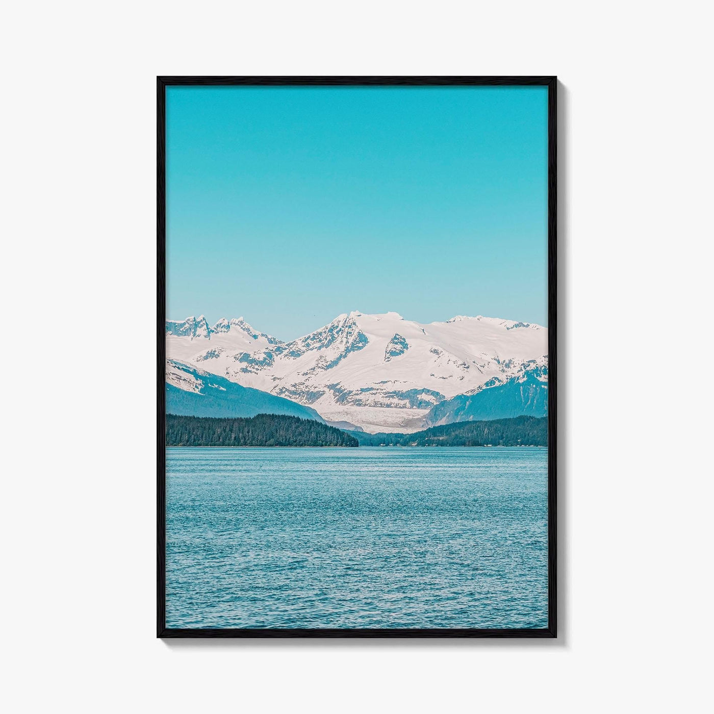 Juneau Blue Fine Art Photo Print, Mendenhall Glacier, Alaska, USA, Wall Decor, Poster