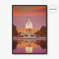 Washington DC Fine Art Photo Print, United States Capitol Building, Wall Decor Poster
