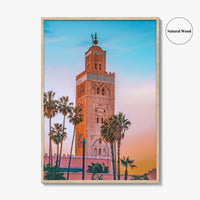 Marrakesh Fine Art Photo Print, Koutoubia Mosque, Medina, Marrakech, Morocco, Wall Decor, Poster