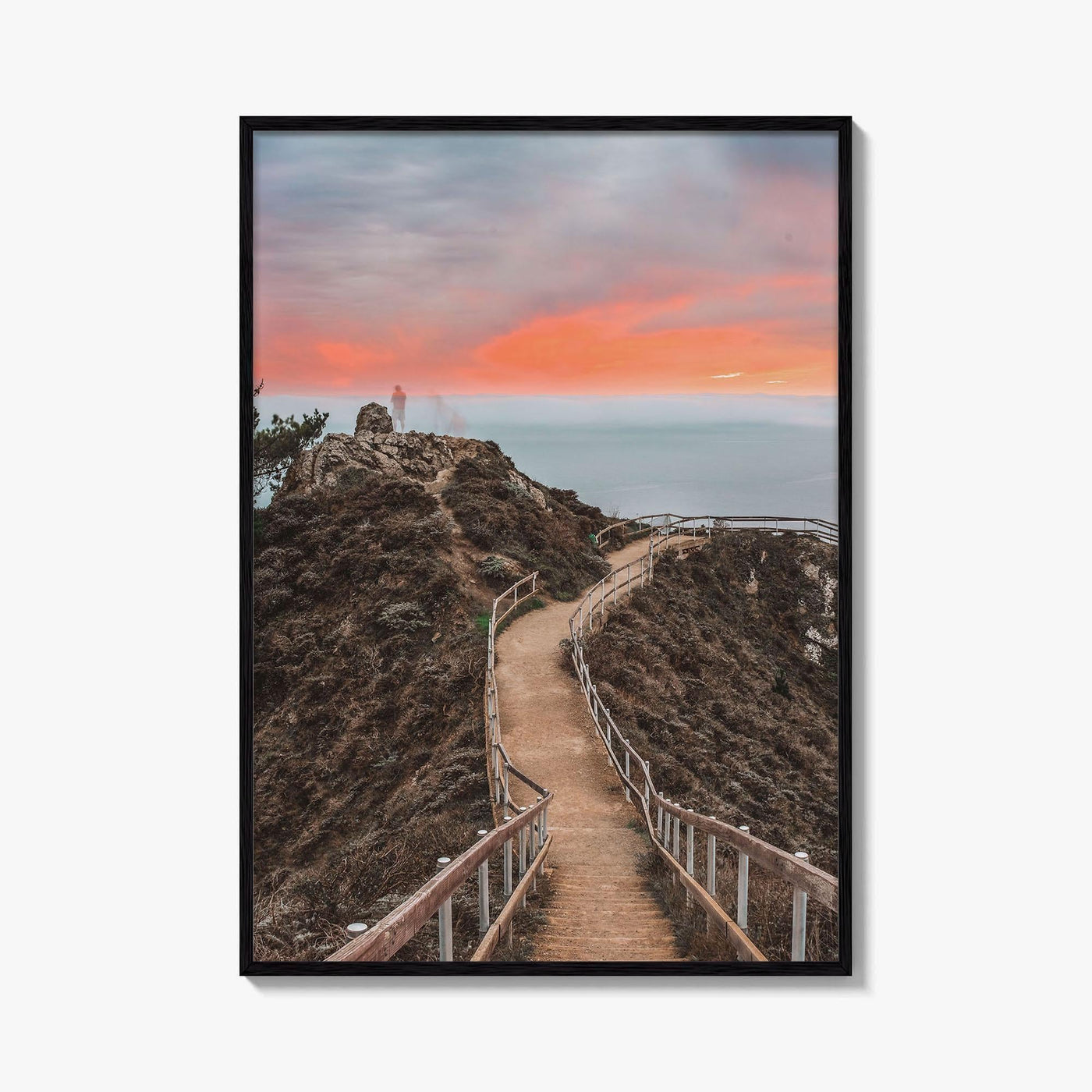 Marin County Fine Art Photo Print, Muir Beach Overlook, California Bay Area Wall Poster