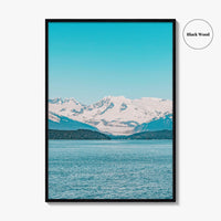 Juneau Blue Fine Art Photo Print, Mendenhall Glacier, Alaska, USA, Wall Decor, Poster