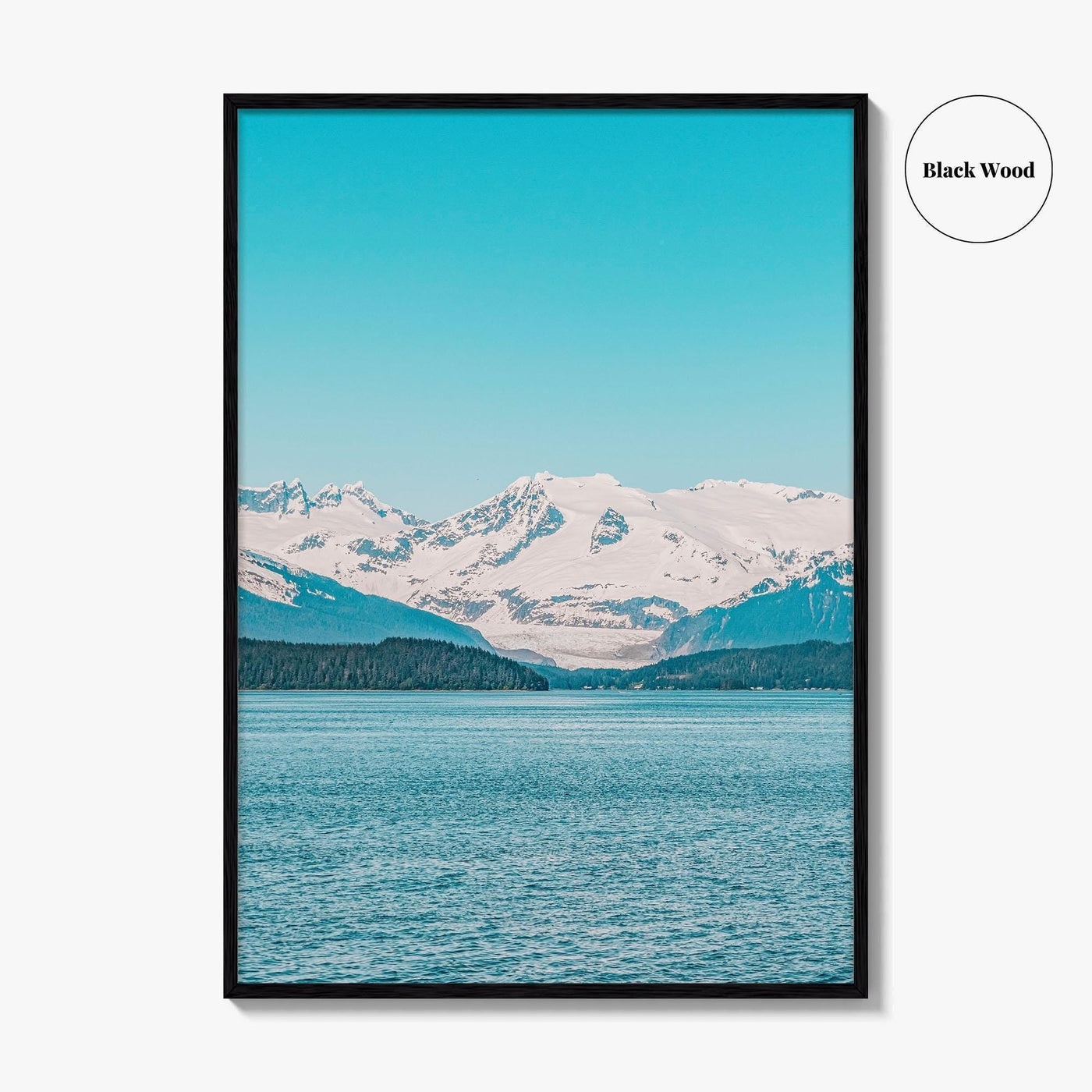 Juneau Blue Fine Art Photo Print, Mendenhall Glacier, Alaska, USA, Wall Decor, Poster