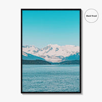 Juneau Blue Fine Art Photo Print, Mendenhall Glacier, Alaska, USA, Wall Decor, Poster