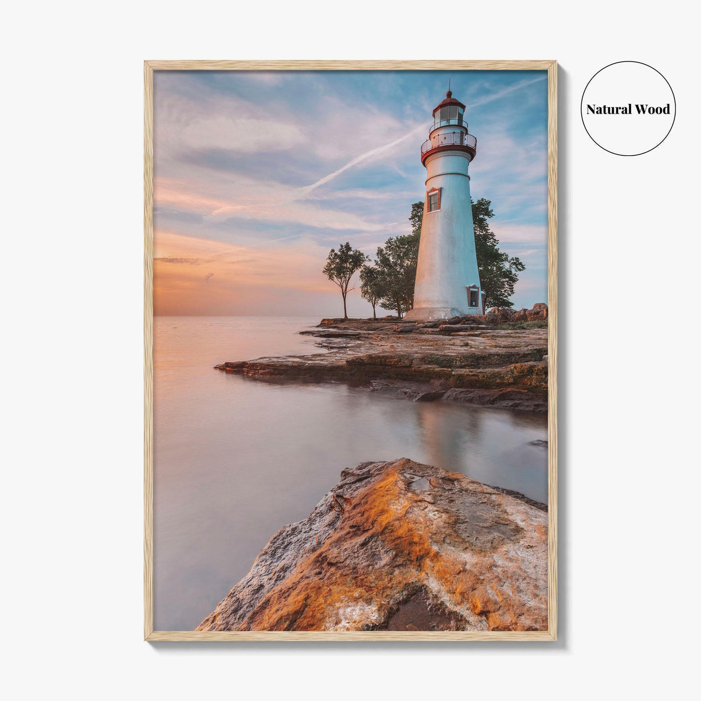 Marblehead Lighthouse Fine Art Photo Print, Lake Erie, Ohio USA, Wall Decor Poster