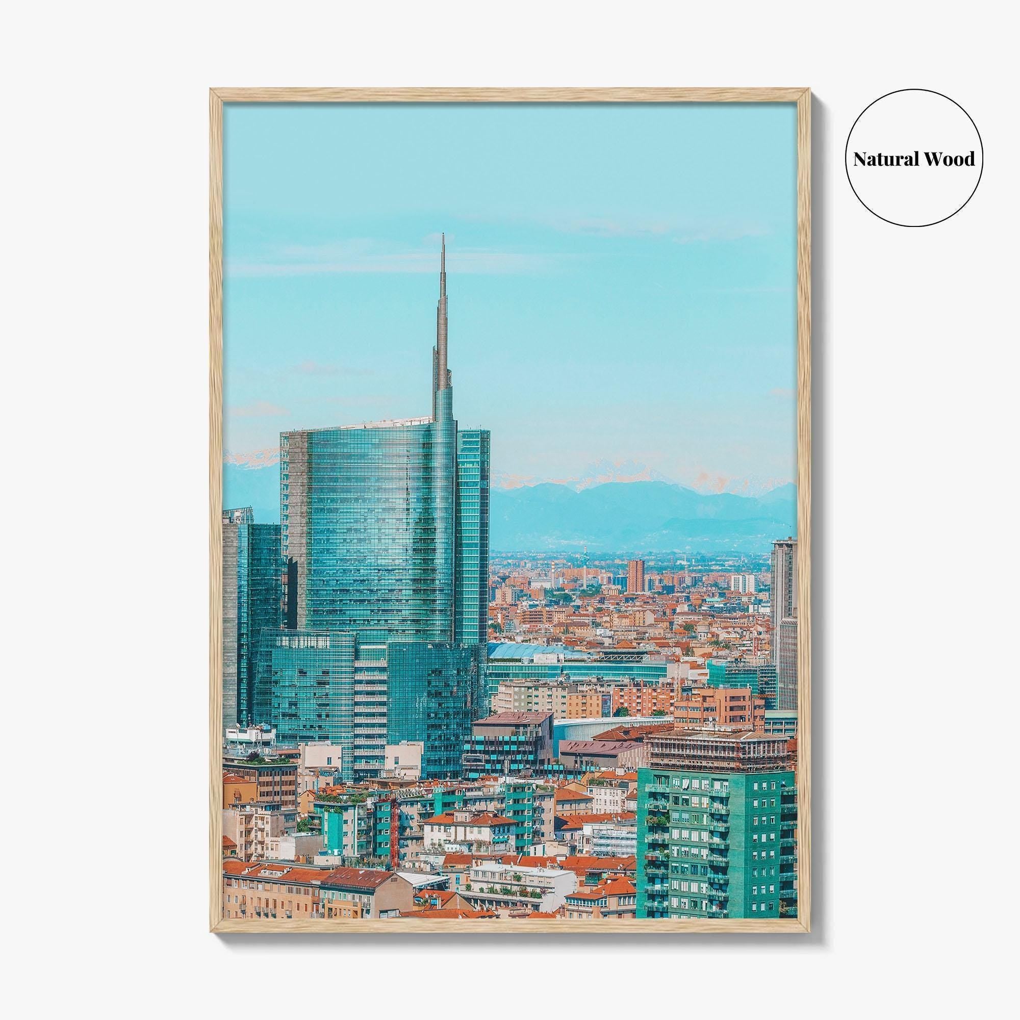 Milan Skyline Fine Art Photo Print, Milano, Lombardy, Italy Wall Poster