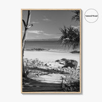 Noosa Heads Black and White Fine Art Photo Print, Sunshine Coast Australia Poster